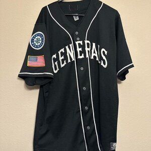 The Jackson Generals Minor League Baseball Black Jersey